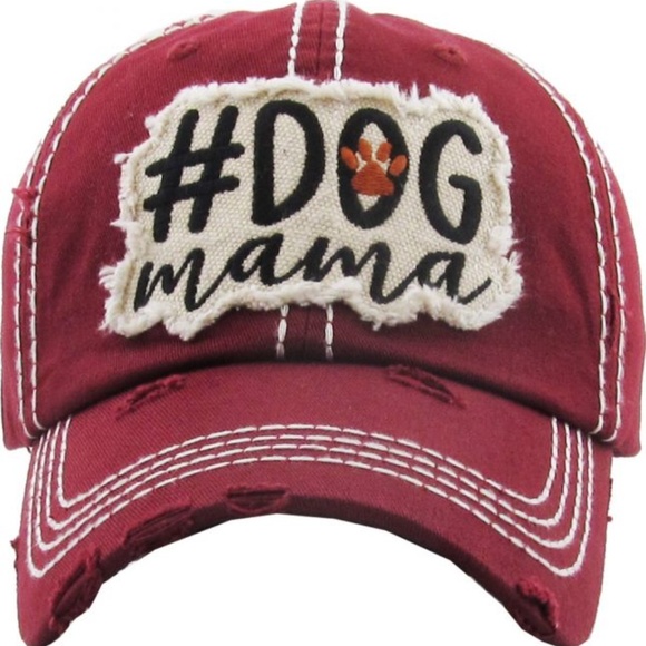 #DOG MAMA Washed Vintage Ballcap - Picture 3 of 5